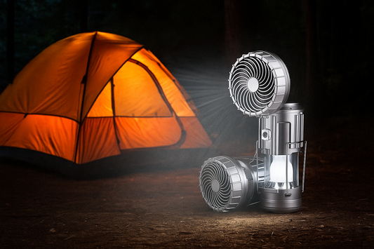 Solar Camping Lantern Fan